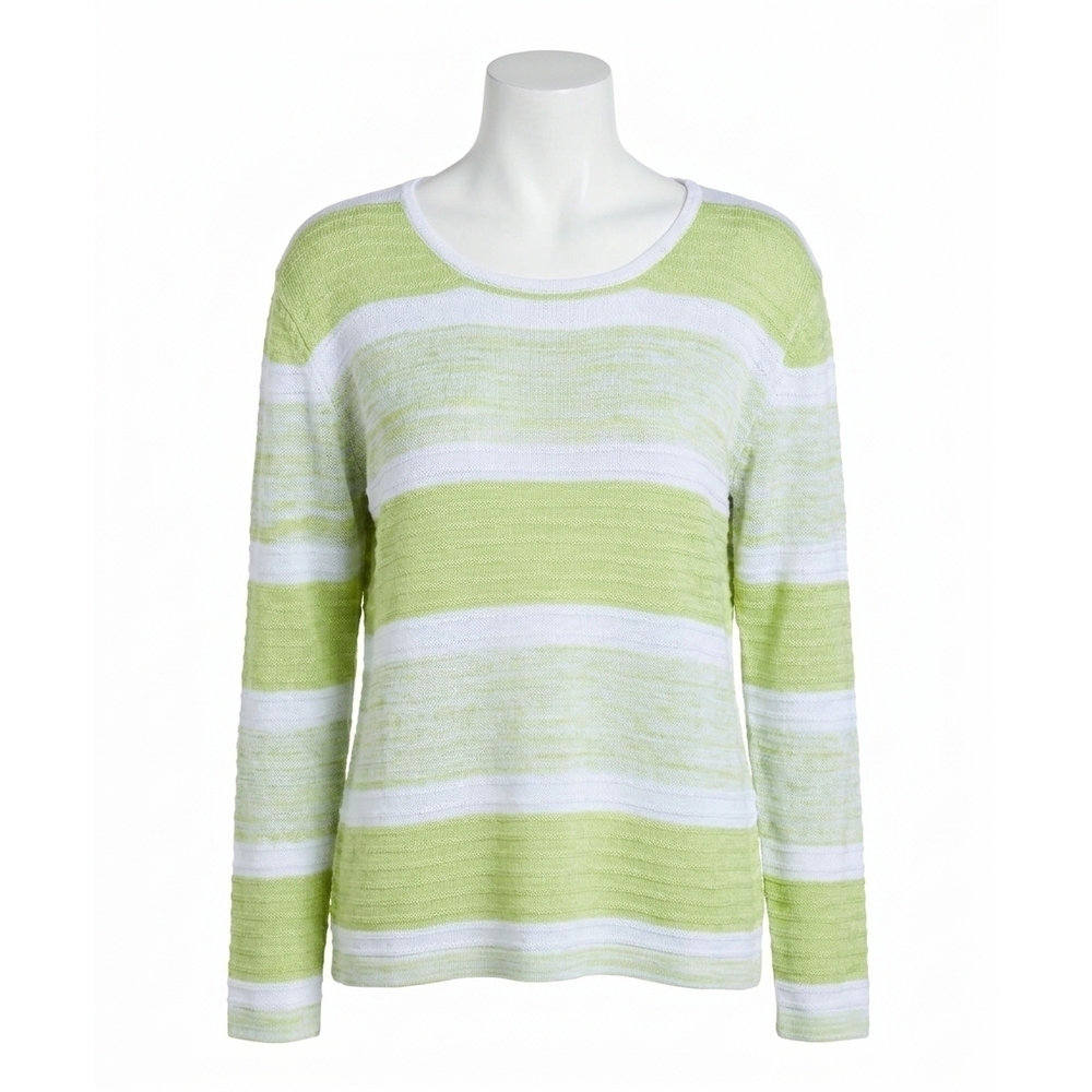 NEW FRENCH KYSS women's two tone top in lime